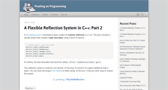 Desktop Screenshot of preshing.com